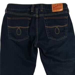 Lucky Brand by Gene Montesano Lola Boot Jeans Womens 12 32X29 Dark Wash USA Made